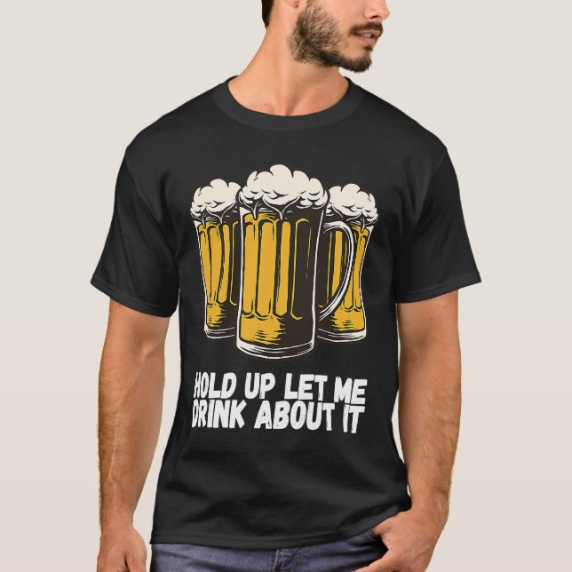 Beer Fratfather Öl T Shirt (Framsida)