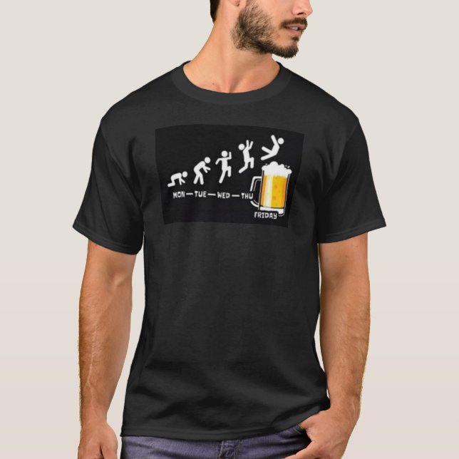BEER FREDAG T SHIRT (Framsida)