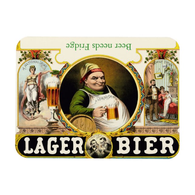 Beer Fridge Magnet (Horisontell)