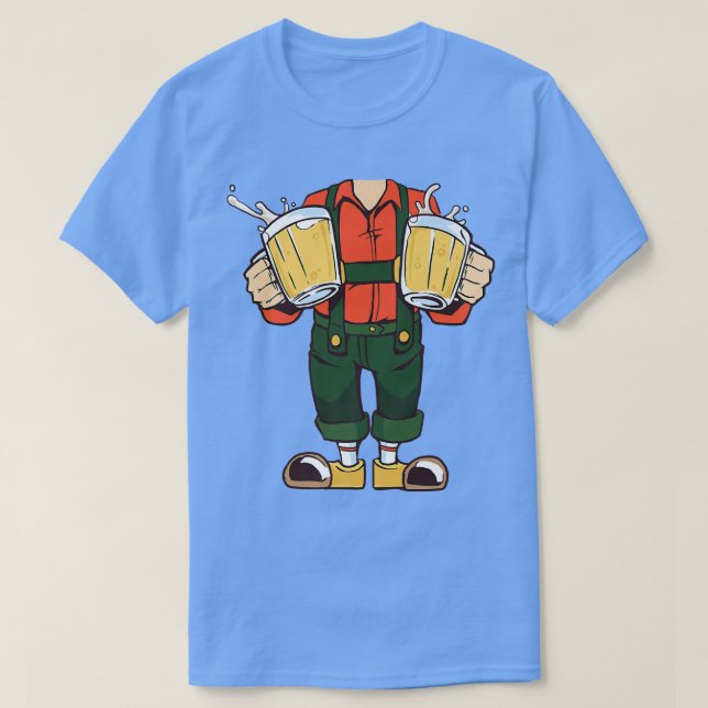 Beer Fun Man Outfit  T Shirt (Design framsida)