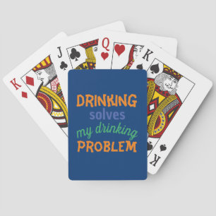 Beer Funny Quote: Drag av lösningsmedel Dricksprob Casinokort