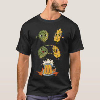 Beer Fusion Dance Funny Beer Joke Homebrew Beer Cr T Shirt