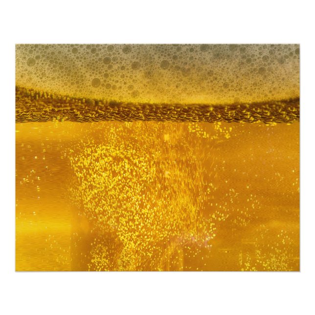 Beer Galaxy a Celestial Quenching Foam Fototryck (Framsidan)