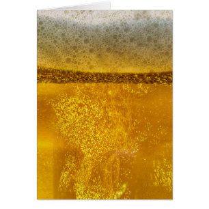 Beer Galaxy a Celestial Quenching Foam Hälsningskort