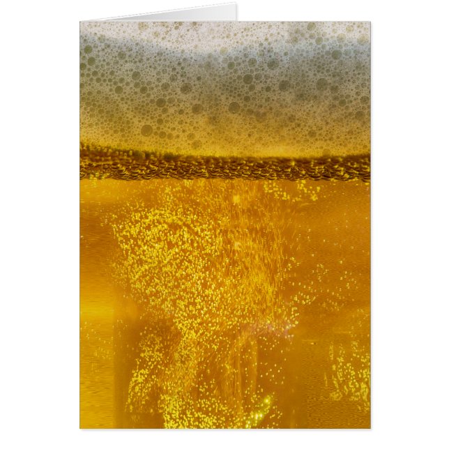 Beer Galaxy a Celestial Quenching Foam Hälsningskort (Framsidan)