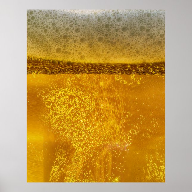 Beer Galaxy a Celestial Quenching Foam Poster (Framsidan)