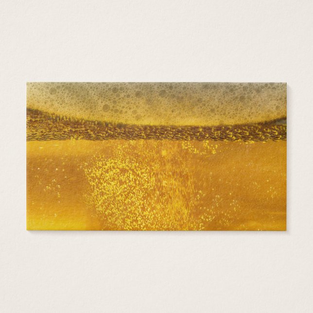 Beer Galaxy a Celestial Quenching Foam Visitkort (Framsidan)