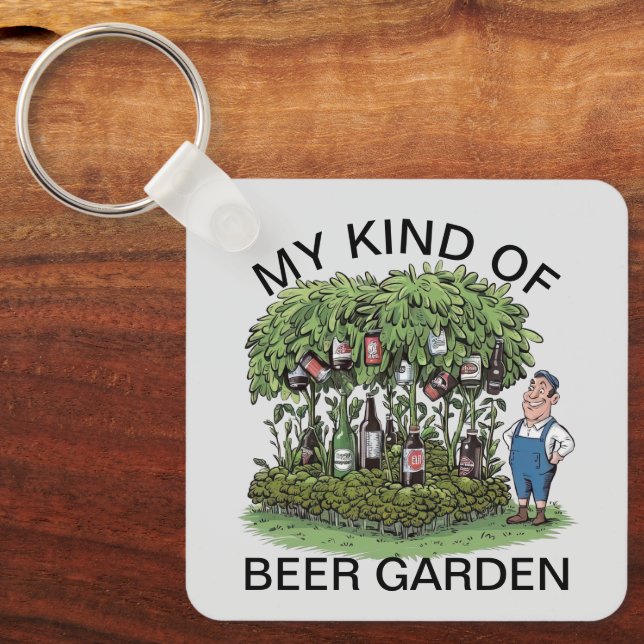 Beer Garden Nyckelring (Framsida)