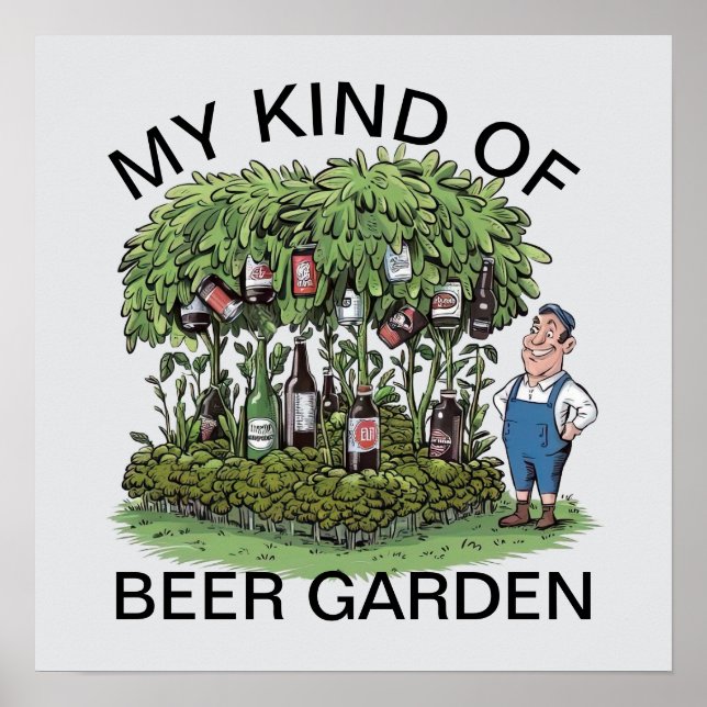 Beer Garden Poster (Framsidan)