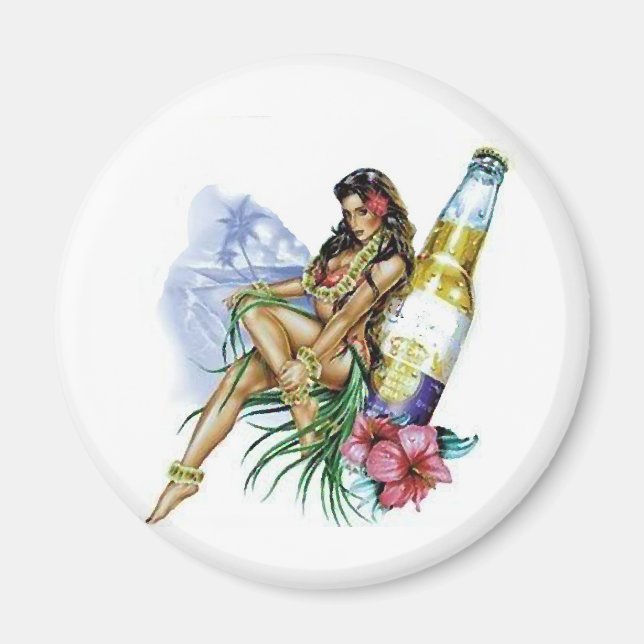 Beer Girl Magnet (Framsidan)