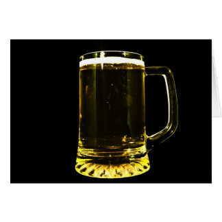 Beer Glass Hälsningskort