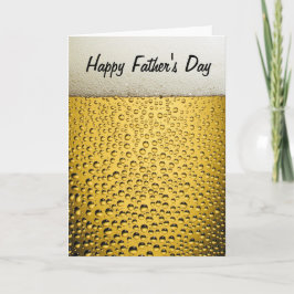 Beer Glass Lycklig Fars dag Kort