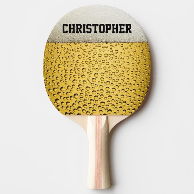 Beer Glass Personalize Pingisracket (Framsidan)