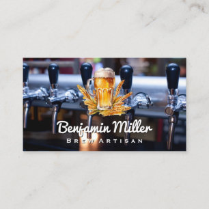 Beer Glass   Vete   Brewery Taps Visitkort