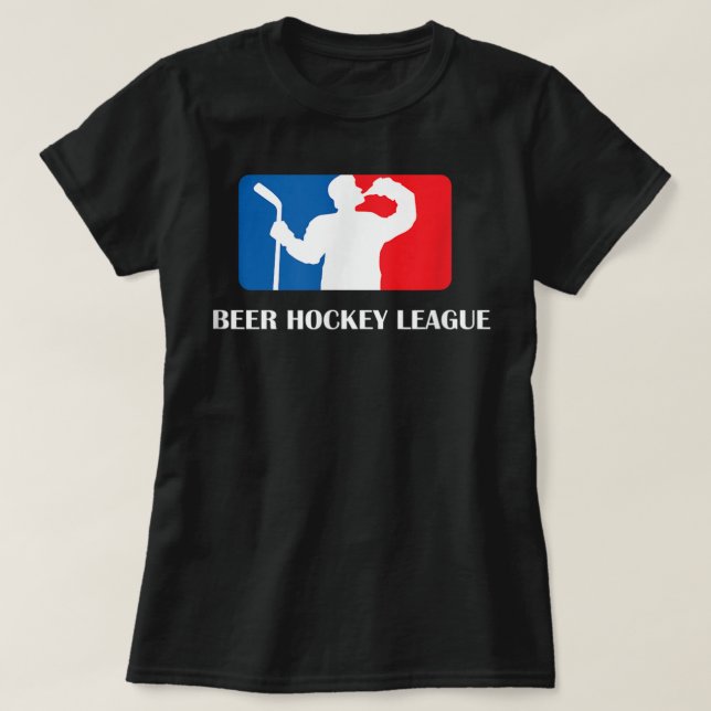 Beer Hockey League T-Shirt Vuxnas (Design framsida)