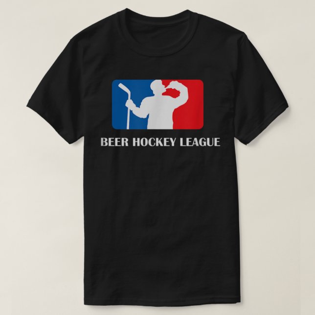Beer Hockey League T-Shirt Vuxnas (Design framsida)