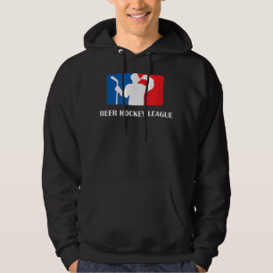 Beer Hockey League T-Shirt Vuxnas Hoodie