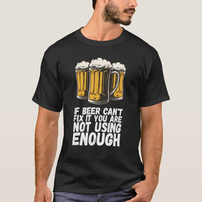 Beer Homebrew Brewer T Shirt (Framsida)