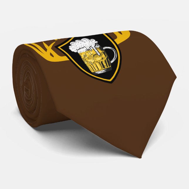 BEER HUNTER Lustig älskare-offertgåva Slips (Rullad)