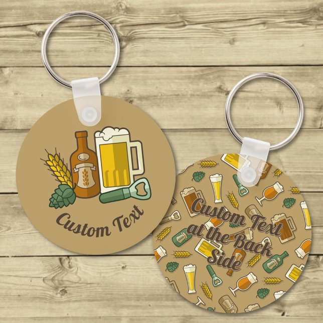 Beer Icons-nyckelkedja Nyckelring (Skapare uppladdad)