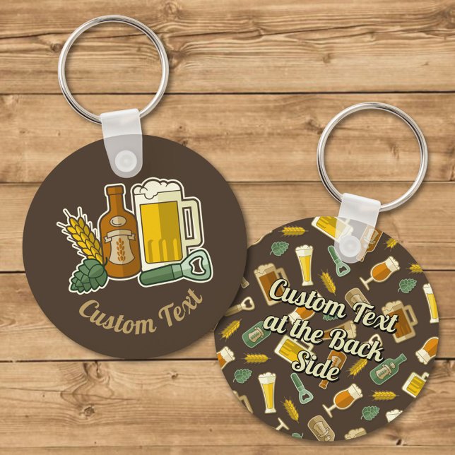 Beer Icons-nyckelkedja Nyckelring (Skapare uppladdad)