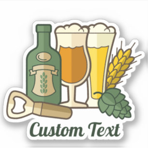 Beer Icons Sticker Klistermärken