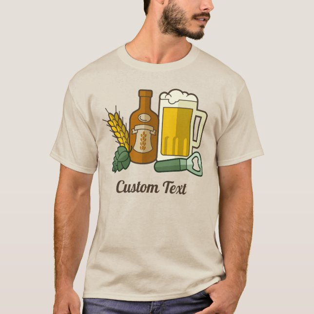 Beer Icons T-Shirt (Framsida)