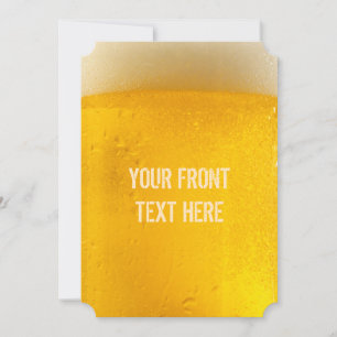 BEER-inbjudningar till anpassningsbar Inbjudningar