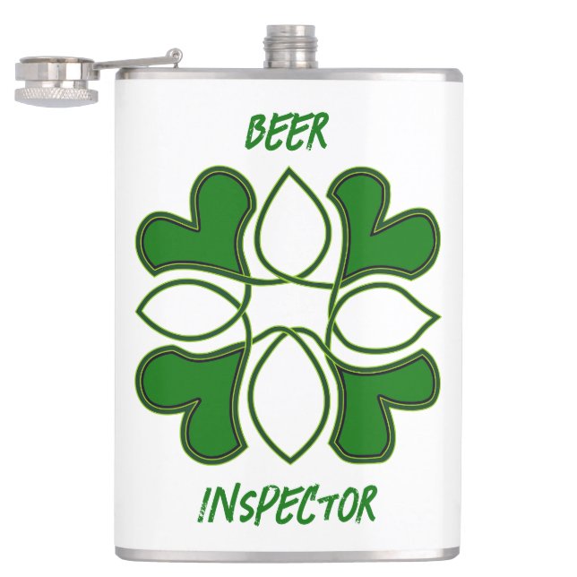 Beer Inspection St Patricks Celtic Kor och Cover Fickplunta (Öppnad)