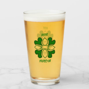 Beer Inspection St Patricks Celtic Kor och Cover Glaskopp