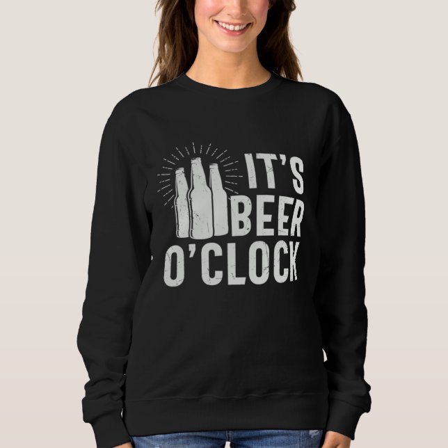 Beer  It s Beer O clock T Shirt (Framsida)