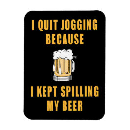 Beer Jogger Magnet