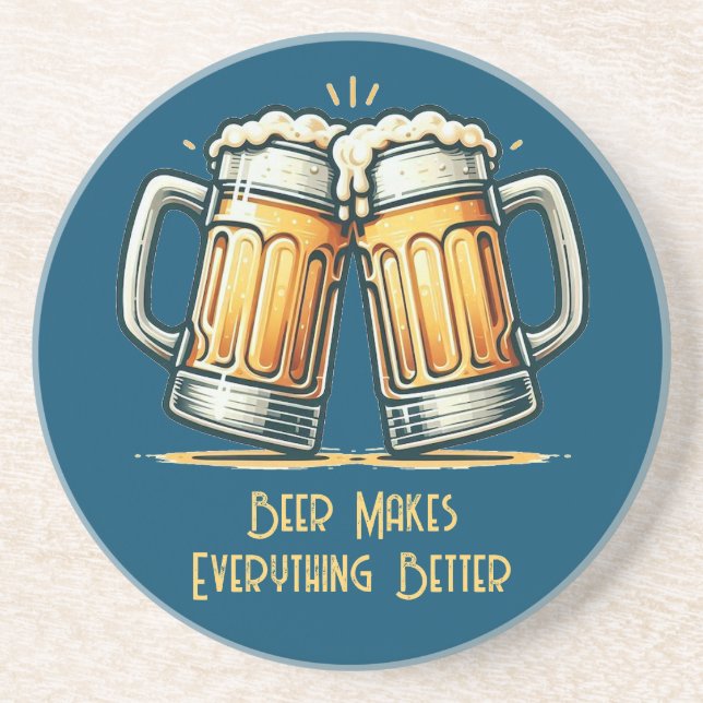 Beer Makes Everything Better Underlägg (Framsidan)