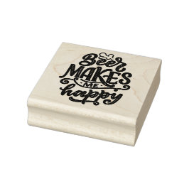 Beer Makes mig Lycklig Stämpel