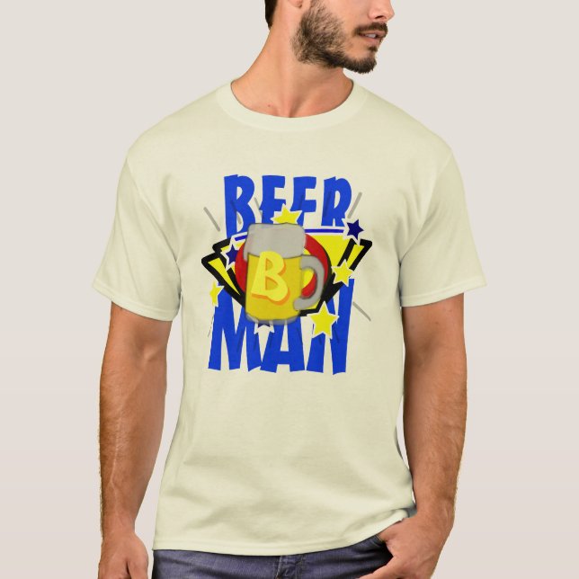 Beer Man Tee Shirt (Framsida)