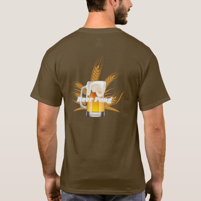 Beer manar brun T-Shirt (Baksida)