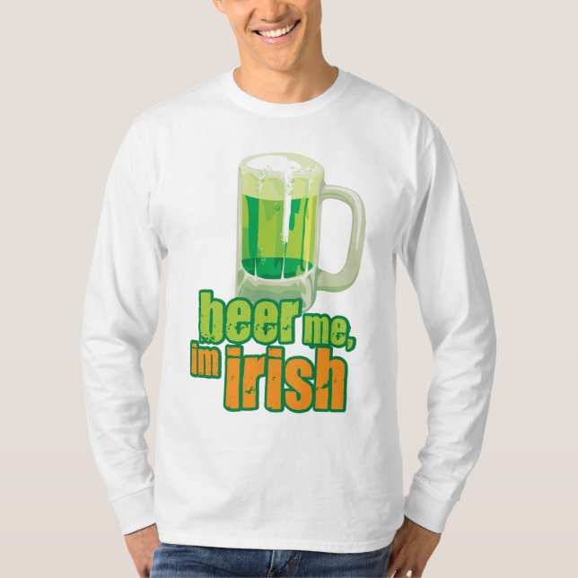 Beer Me Im Irish Tee (Framsida)