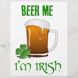 Beer Me jag är Irish