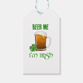Beer Me jag är Irish Presentetikett