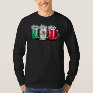 Beer Mexican Flagga Cinco De Mayo Women Mexiko T Shirt