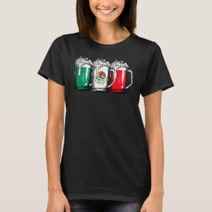 Beer Mexican Flagga Cinco De Mayo Women Mexiko T Shirt