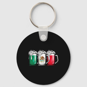 Beer Mexican Flagga Mexiko Cinco De Mayo Manar Dri Nyckelring