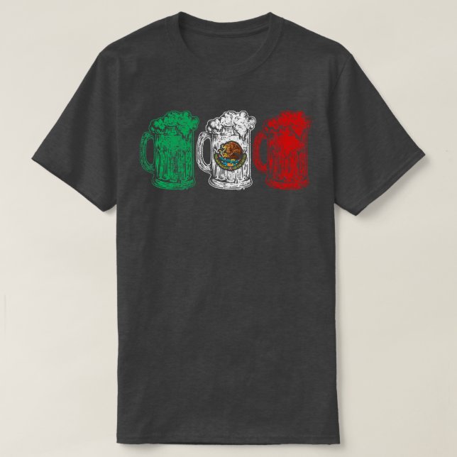 Beer Mexico Mexican T Shirt (Design framsida)