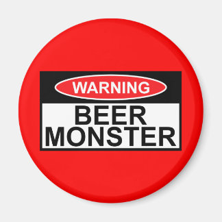 Beer monster magnet