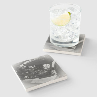 Beer Motorcycle Coaster 1 Stenunderlägg