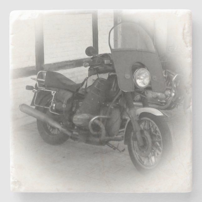 Beer Motorcycle Coaster 2 Stenunderlägg (Framsidan)