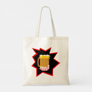Beer Mugg Burst Tygkasse