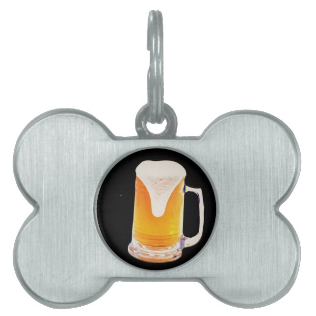 Beer Mugg ID-bricka Husdjur (Framsidan)