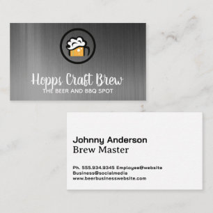 Beer Mugg Logotyp Visitkort
