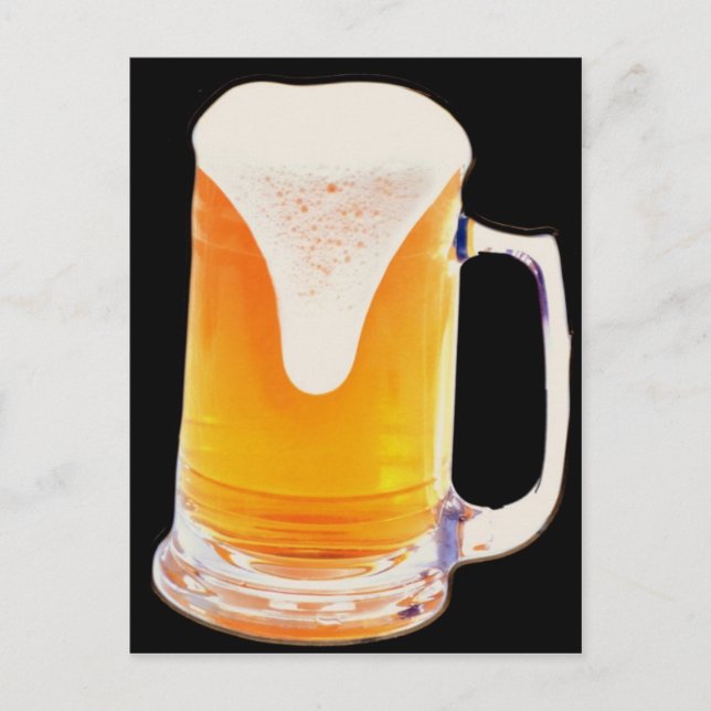 Beer Mugg Vykort (Framsida)